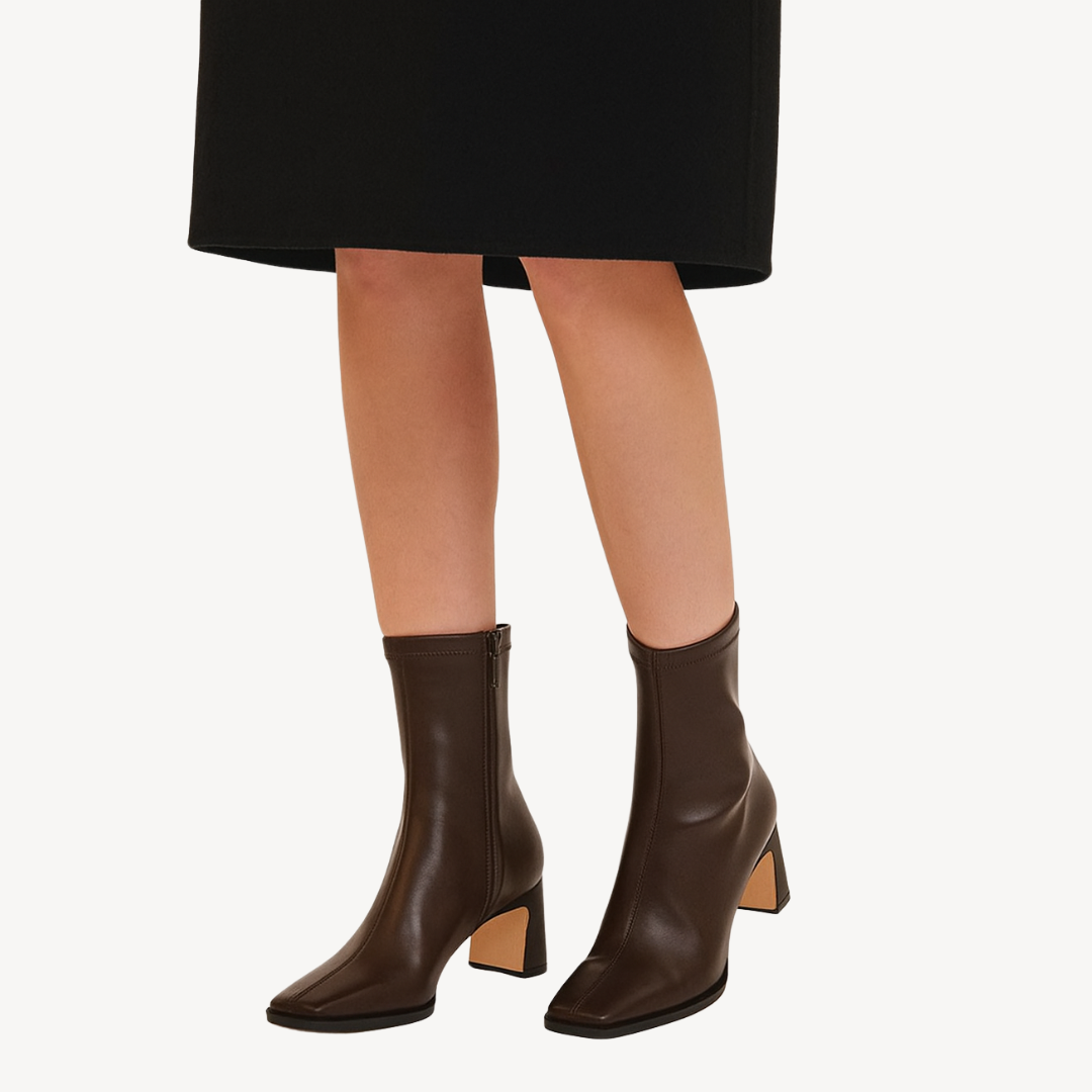 Classic Low Heel Ankle Boots for Women