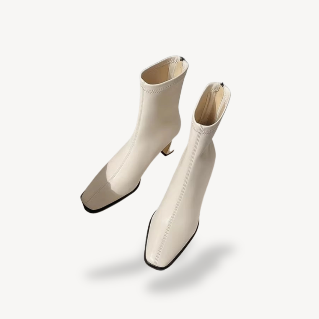 Classic Low Heel Ankle Boots for Women