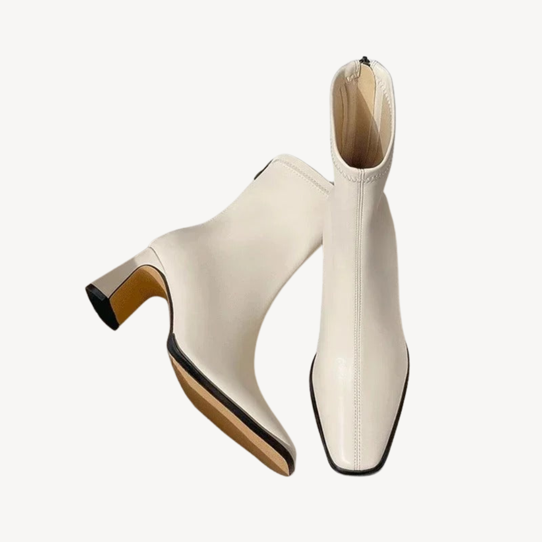 Classic Low Heel Ankle Boots for Women