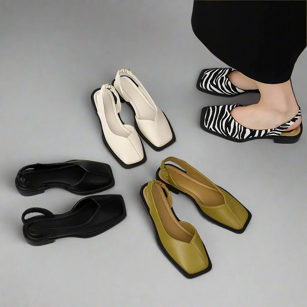 Ladies Comfortable Flat Toe Sandals