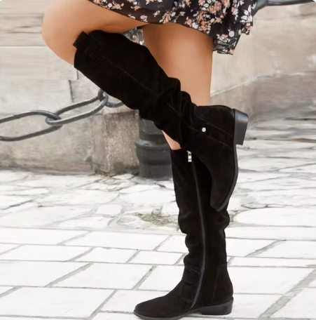 Ladies Luxury Ankle High Heel Boots