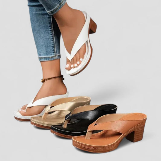 Supportive Arch Wedge Sandals for Ladies - OutfitLondon