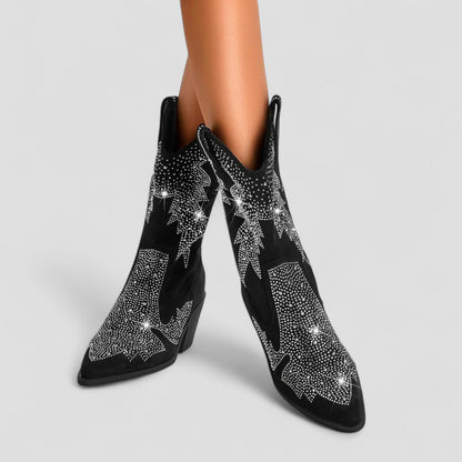 Comfortable Ladies Embellished Country Boots