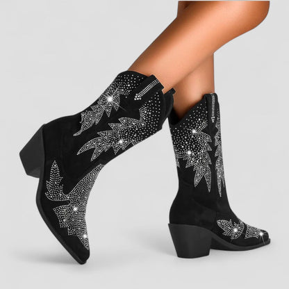 Comfortable Ladies Embellished Country Boots
