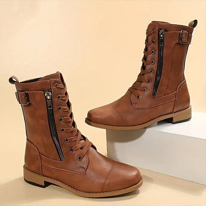 Comfortable Women's Ankle Boots Easy Slip On Style - OutfitLondon