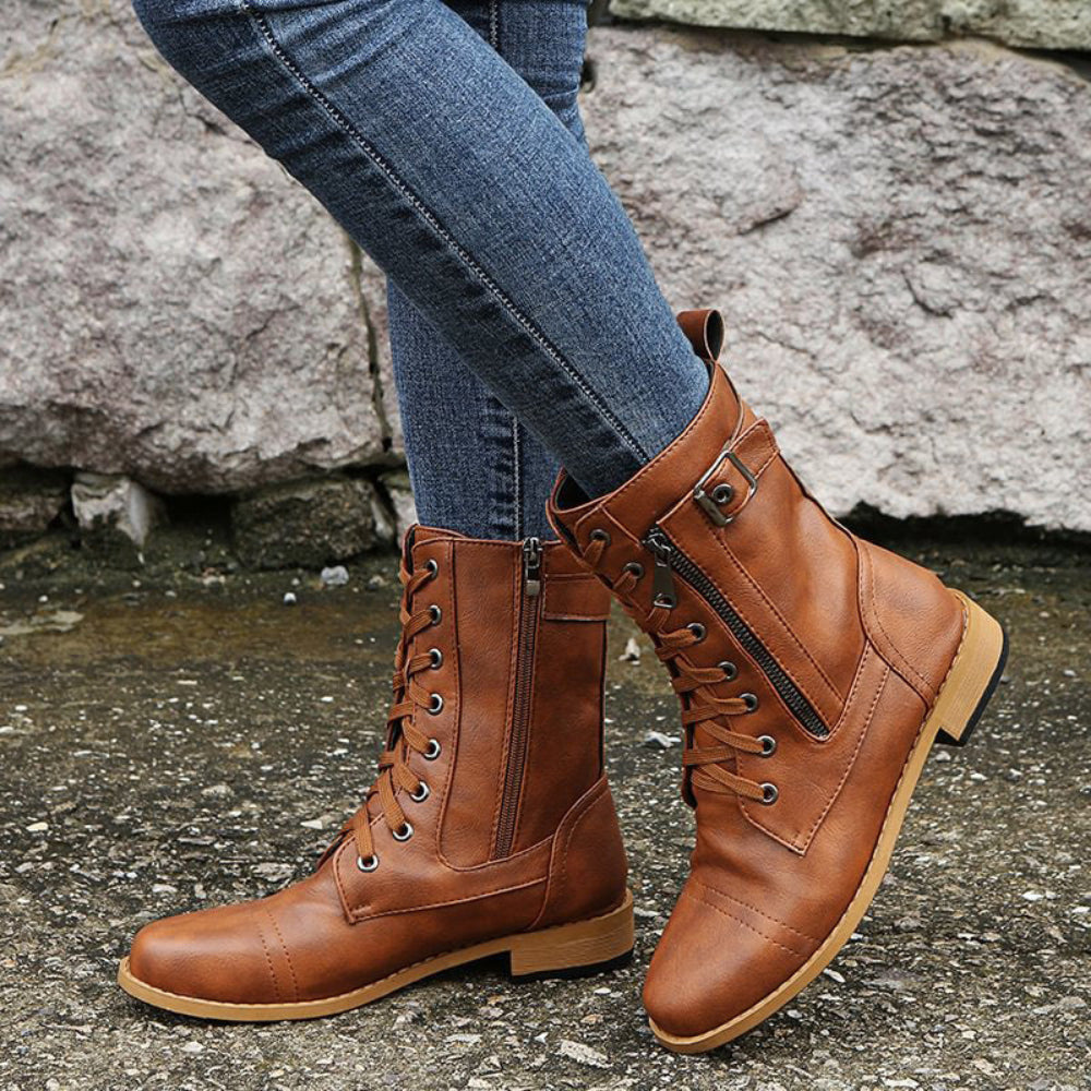Comfortable Women's Ankle Boots Easy Slip On Style