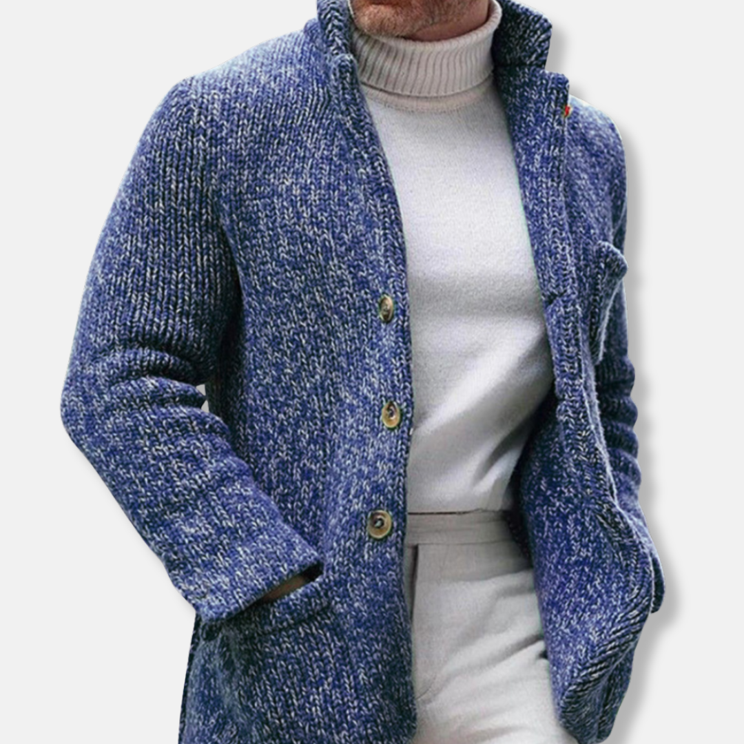 Slim Fit Knitted Winter Coat