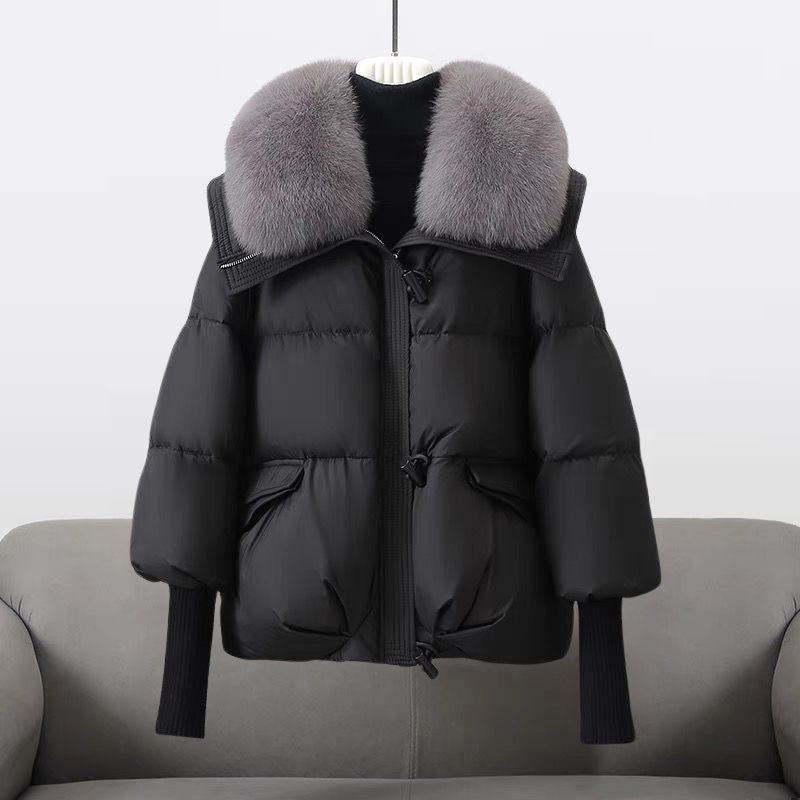 Warm Short Padded Parka Coat for Women - OutfitLondon