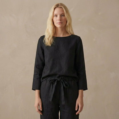 Comfy Women's Pajama Set - Loose Fit Top and Bottoms