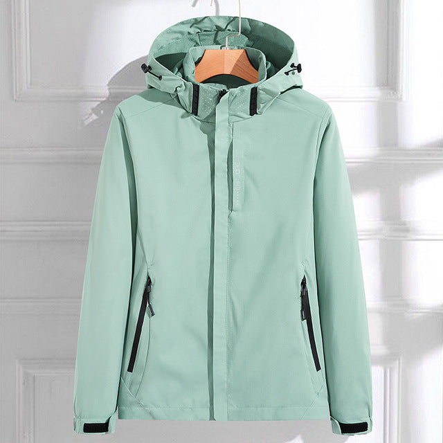 Waterproof Ladies Lightweight Rain Jacket - OutfitLondon