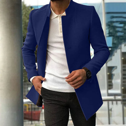 Thick Insulated Coat with Fitted Design