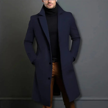 Timeless Mens Button Front Coat