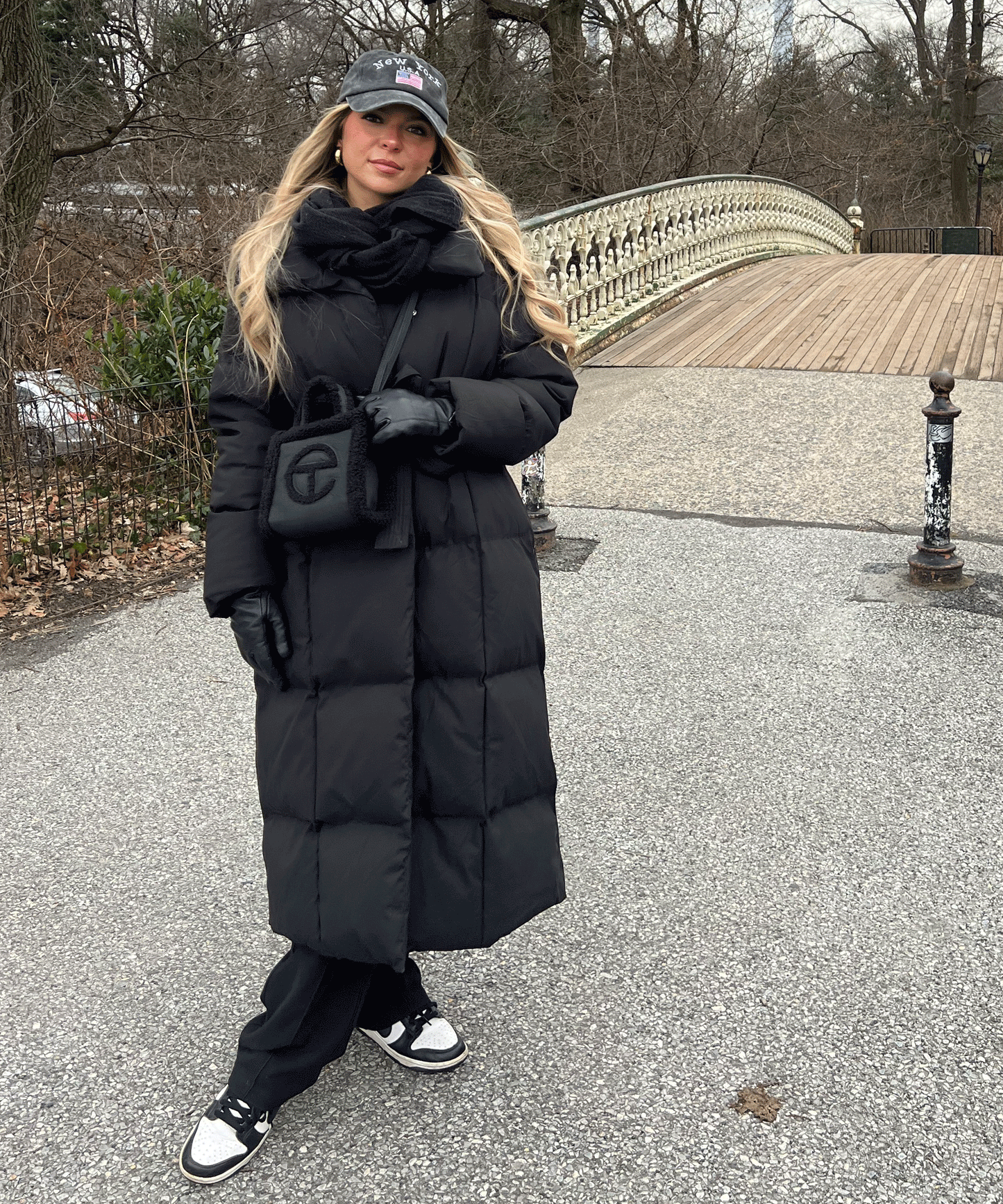 Large Black Parka Coat for Cold Weather