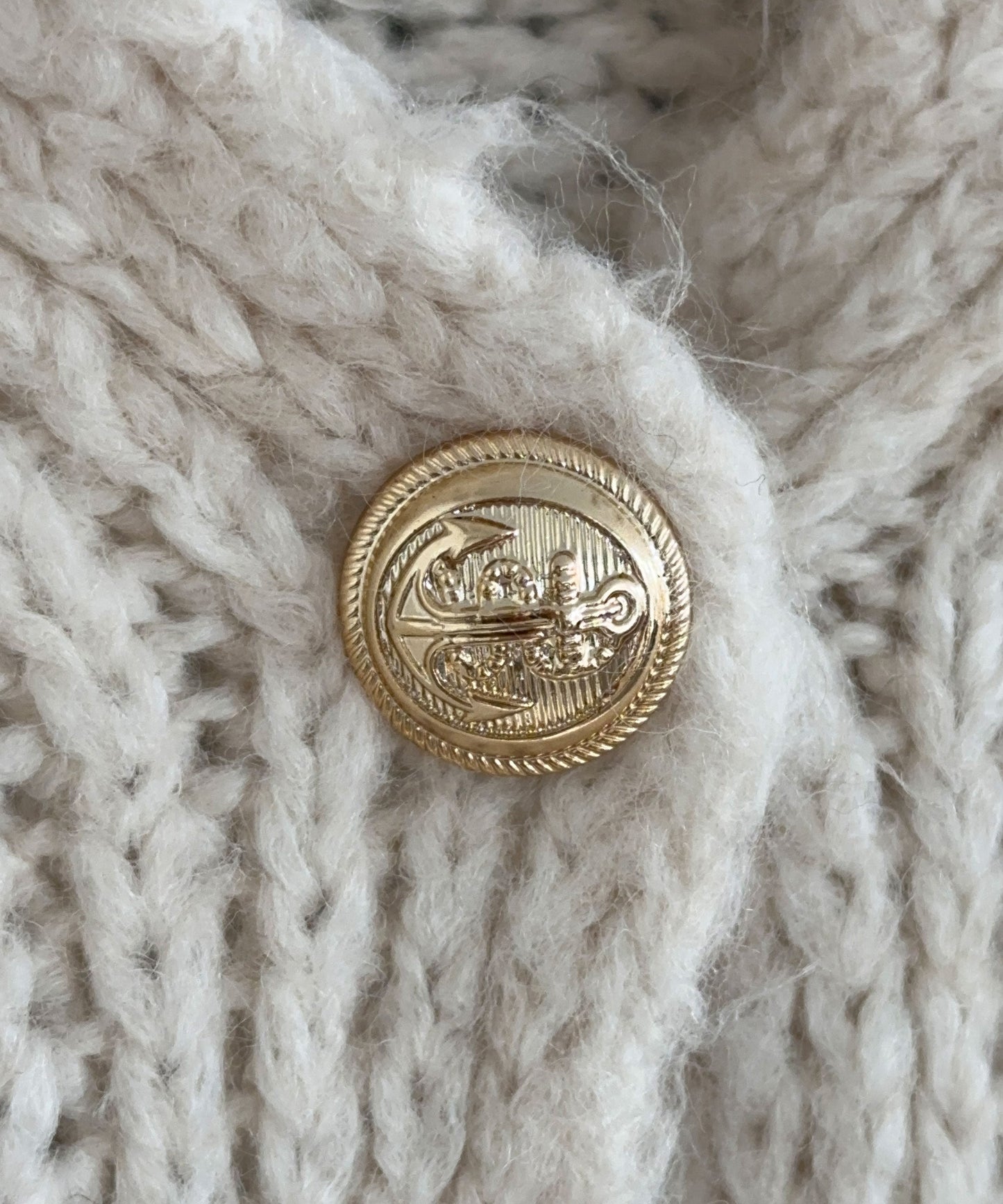 Soft Beige Women's Oversized Sweater Cardigan