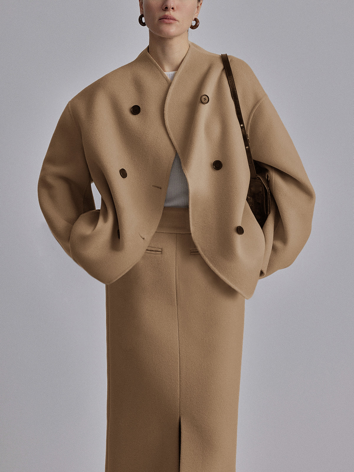 Classic Big Button Down Coat
