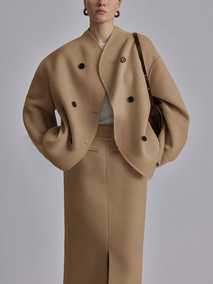 Classic Big Button Down Coat