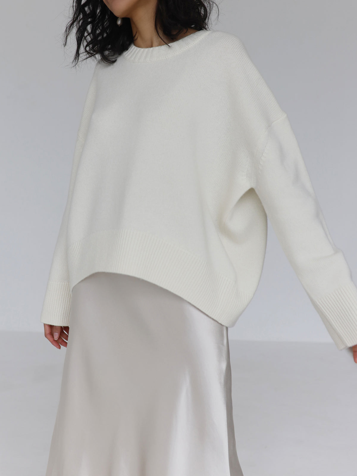 Comfy Women's Large Crew Neck Jumper Sweater