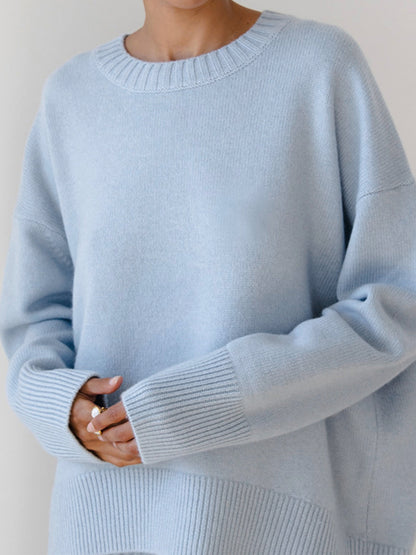 Comfy Women's Large Crew Neck Jumper Sweater