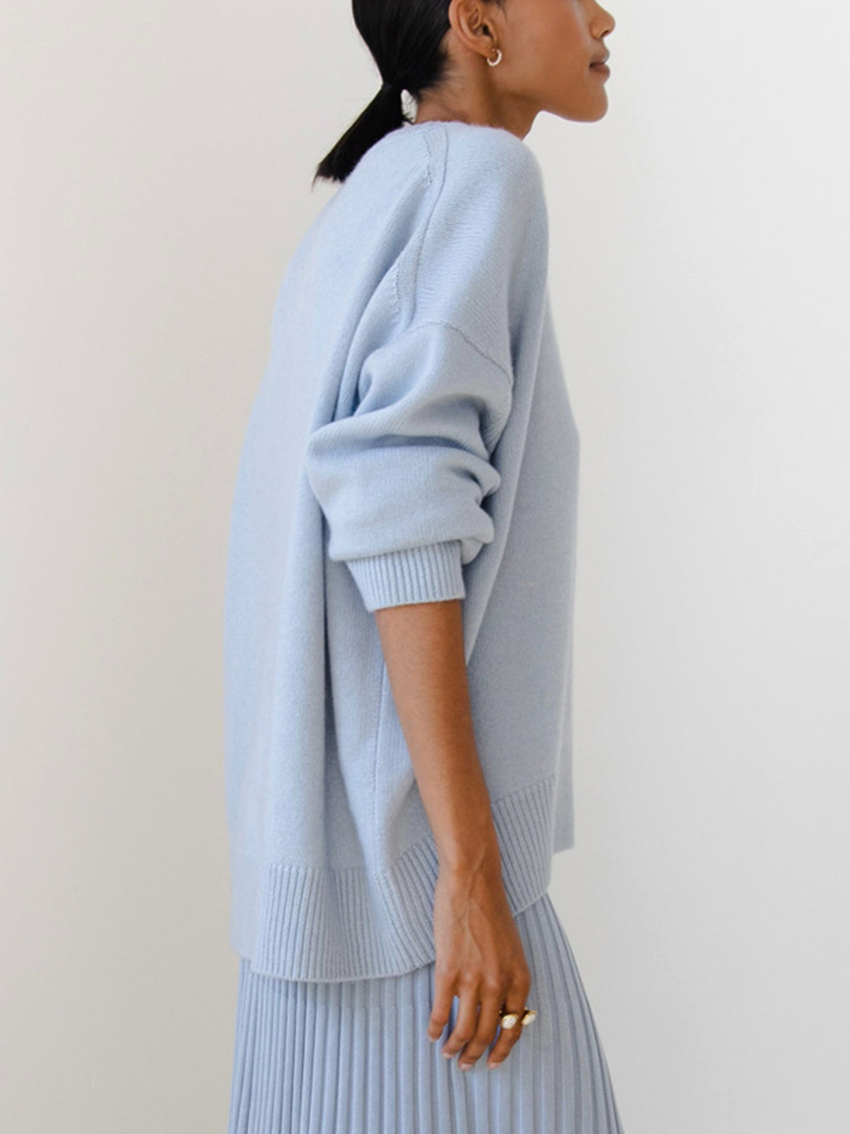 Comfy Women's Large Crew Neck Jumper Sweater