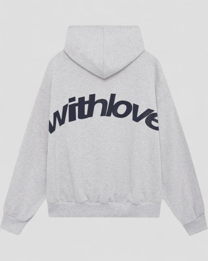 Large Graphic Hooded Sweatshirt with Cool Back Design
