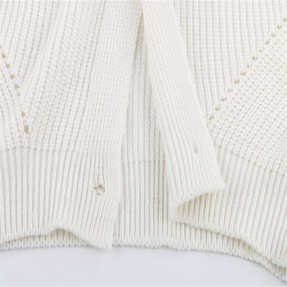 Cozy Women's Oversized Sweater Cardigan Soft Open Front