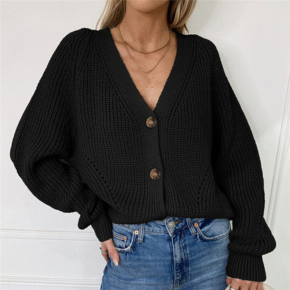 Cozy Women's Oversized Sweater Cardigan Soft Open Front