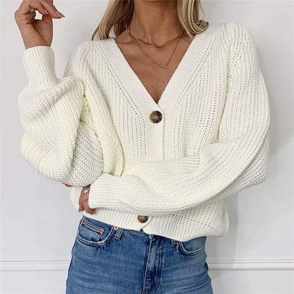 Cozy Women's Oversized Sweater Cardigan Soft Open Front