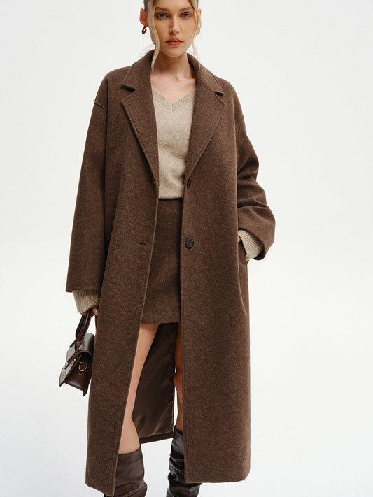 Relaxed Fit Wool Winter Overcoat - OutfitLondon