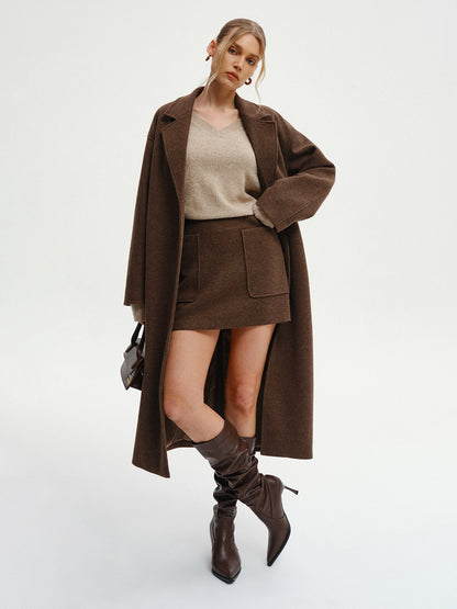 Relaxed Fit Wool Winter Overcoat