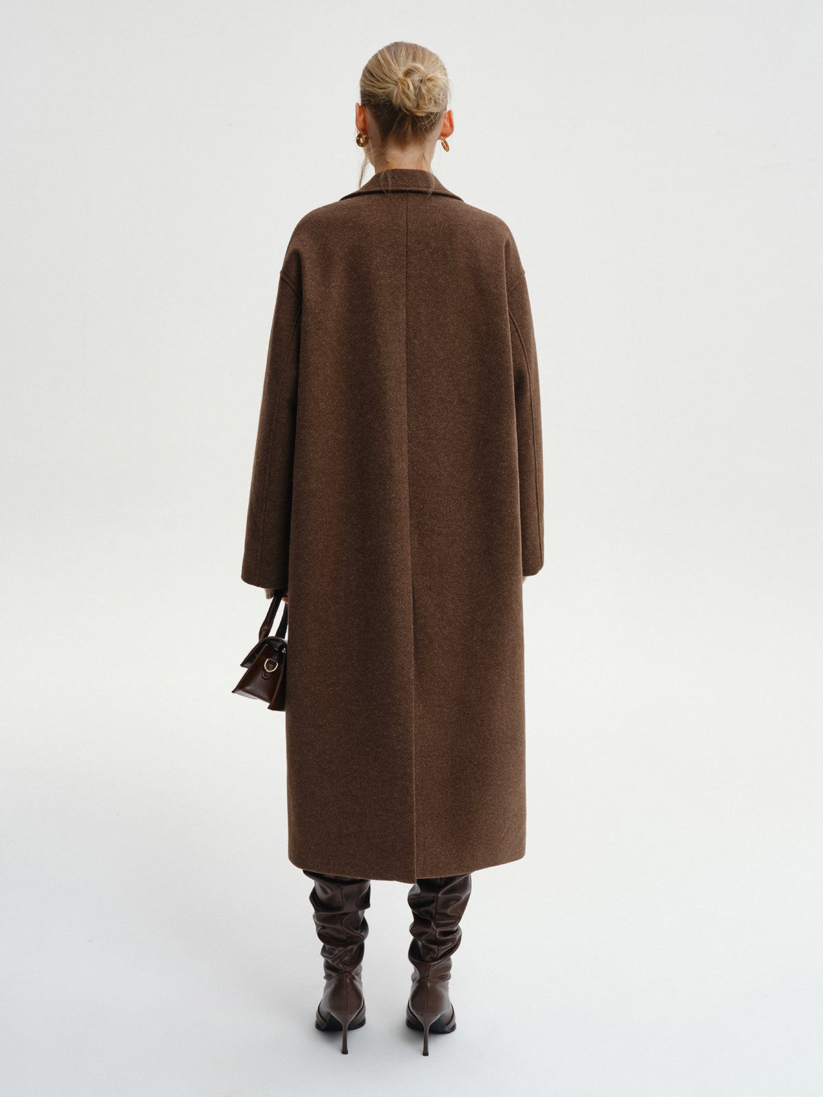 Relaxed Fit Wool Winter Overcoat