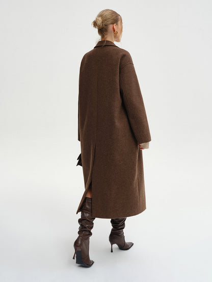 Relaxed Fit Wool Winter Overcoat
