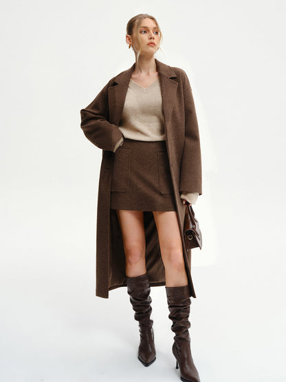 Relaxed Fit Wool Winter Overcoat