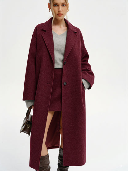 Relaxed Fit Wool Winter Overcoat