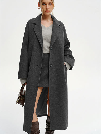 Relaxed Fit Wool Winter Overcoat