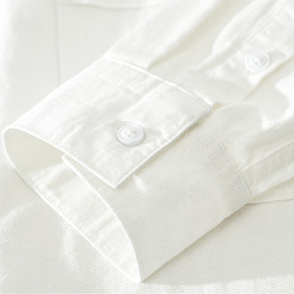 Relaxed Fit Cotton Long Sleeve Shirt