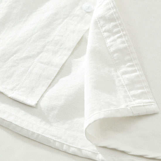 Relaxed Fit Cotton Long Sleeve Shirt