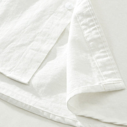 Relaxed Fit Cotton Long Sleeve Shirt
