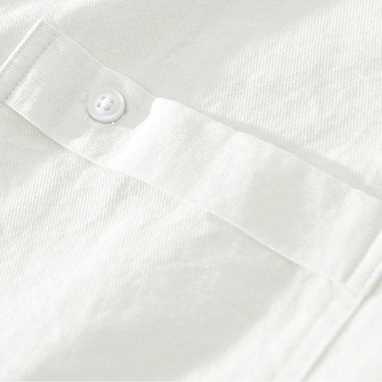 Relaxed Fit Cotton Long Sleeve Shirt