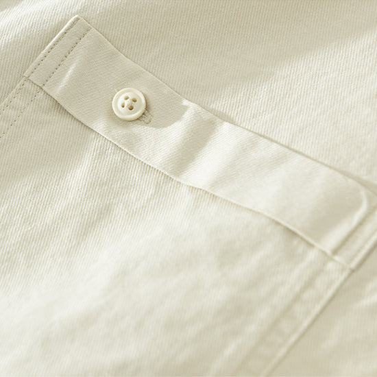 Relaxed Fit Cotton Long Sleeve Shirt