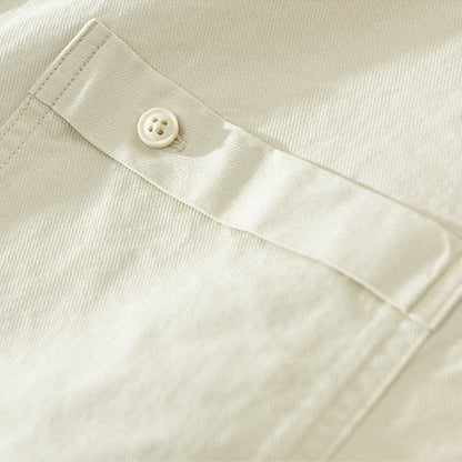 Relaxed Fit Cotton Long Sleeve Shirt