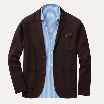 Men's Linen Blazer Beige