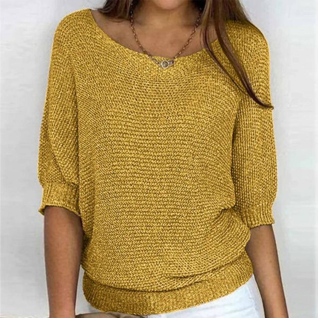 Comfy Oversized Sweater with Batwing Sleeves