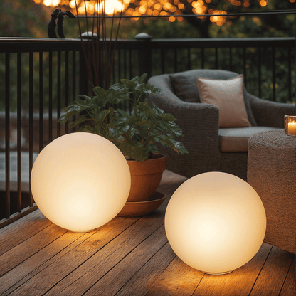Bright Outdoor Solar LED Globe Lights