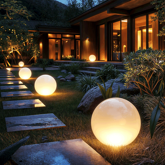 Bright Outdoor Solar LED Globe Lights - OutfitLondon