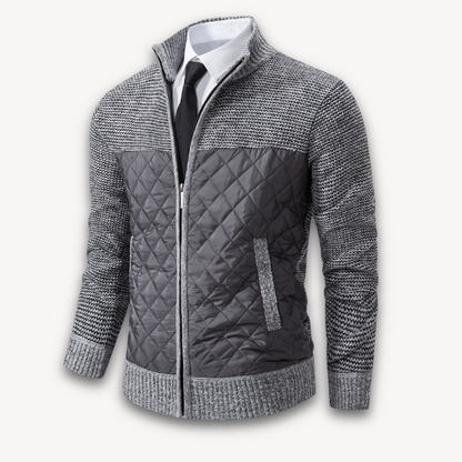 Insulated Mens Padded Coat - Warm Winter Jacket