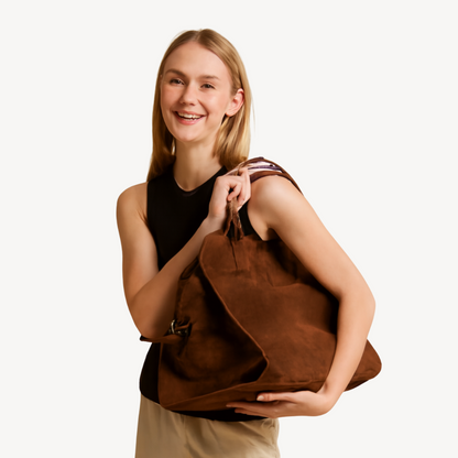 Ladies Classic Tan Leather Handbag