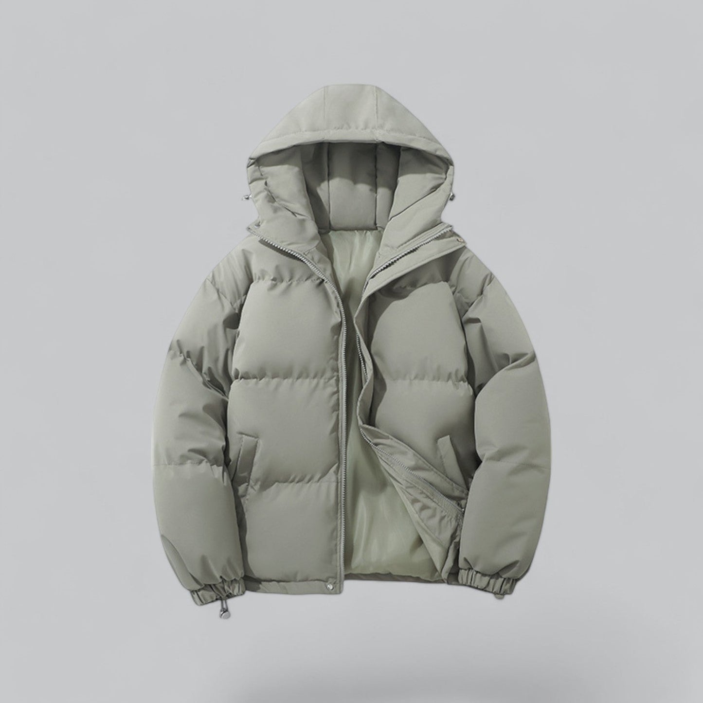 Slim Water Resistant Puffer Jacket for Men