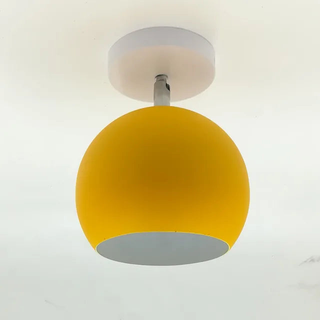 Bright Round Ceiling Light With Soft Glow