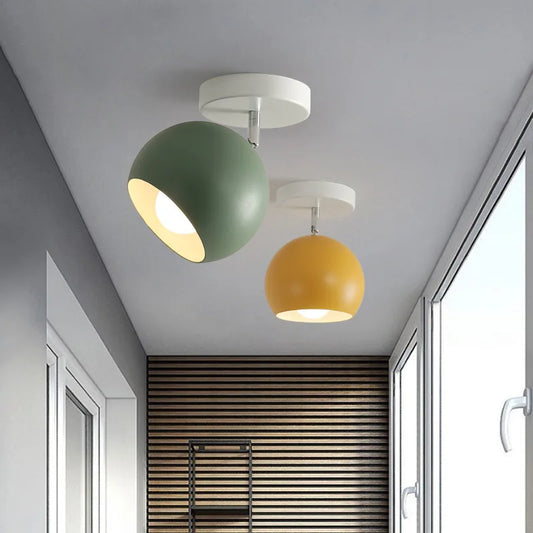 Bright Round Ceiling Light With Soft Glow - OutfitLondon
