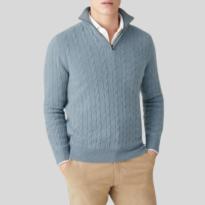 Luxury Soft Men's Cashmere Pullover Sweatshirt